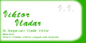 viktor vladar business card
